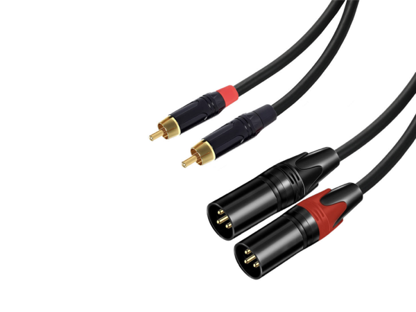 2 m XLR-2 RCA