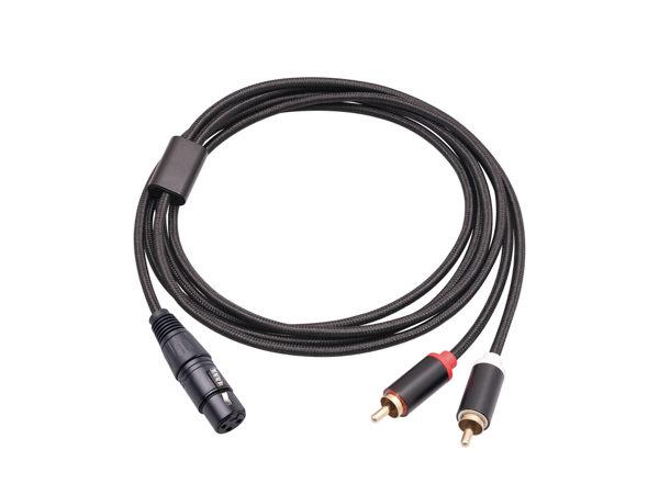 2 RCA - 1 XLR FEMALE