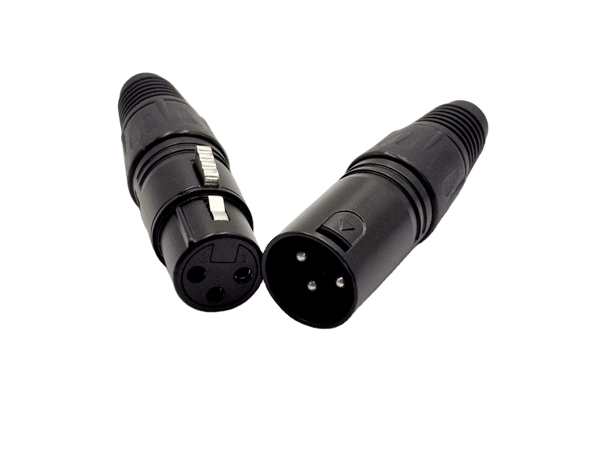 1 XLR MALE- 1 XLR FEMALE