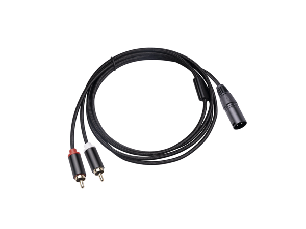 2 RCA - 1 XLR MALE