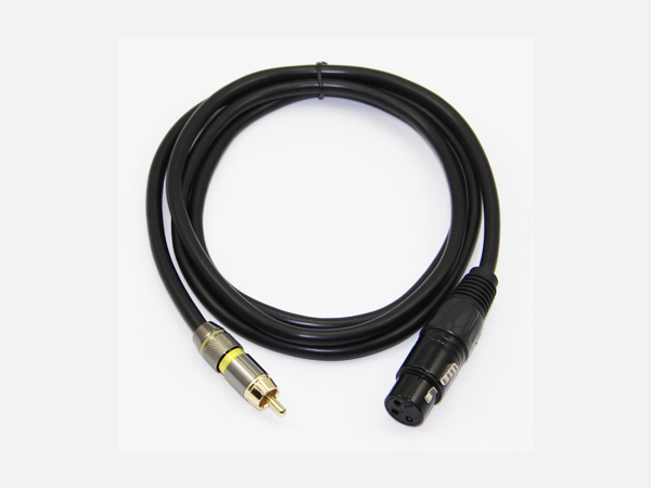 1 RCA Male - 1 XLR Female
