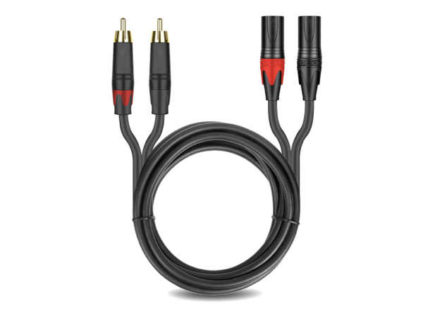 2 m XLR-2 RCA