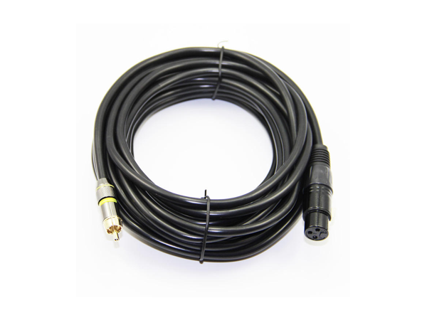 1 RCA Male - 1 XLR Female