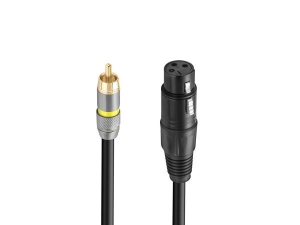 1 RCA Male - 1 XLR Female